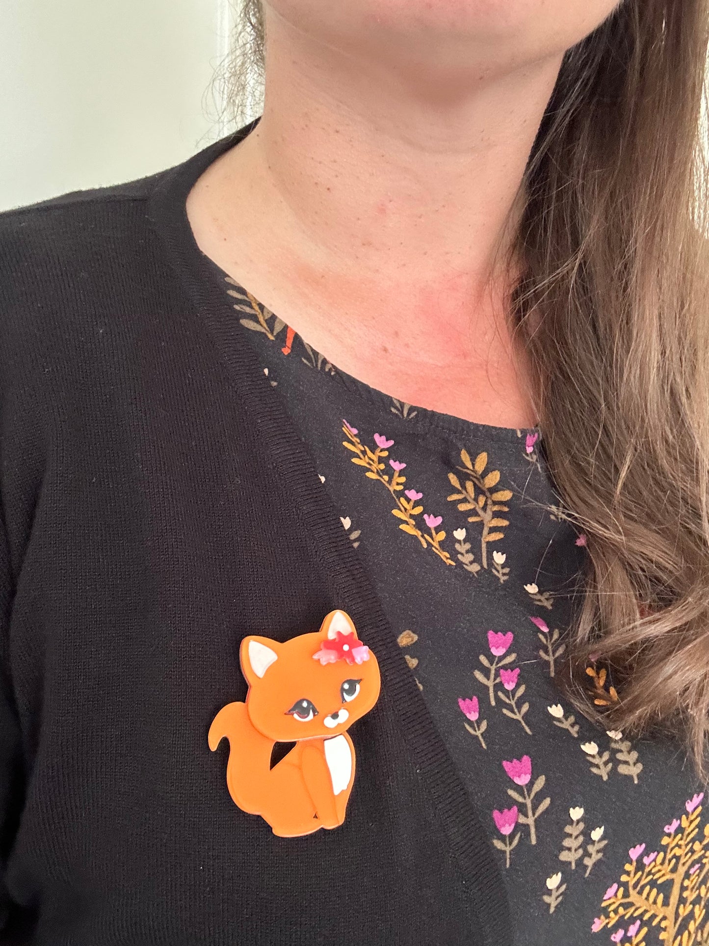 Fifi the Cat Brooch