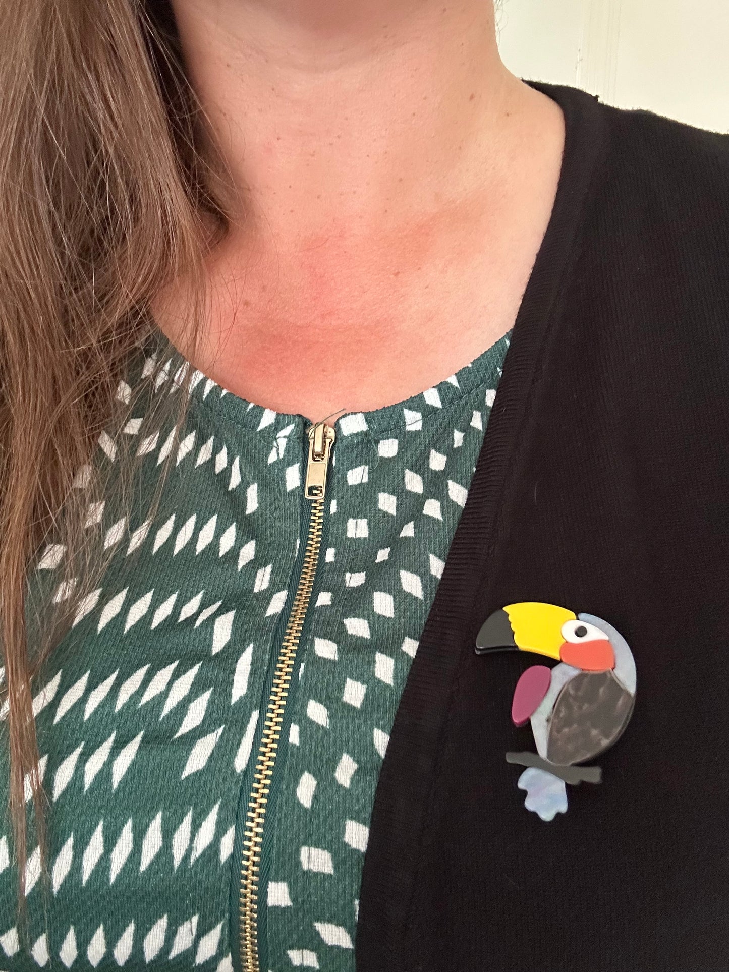 Tropic Toucan Brooch