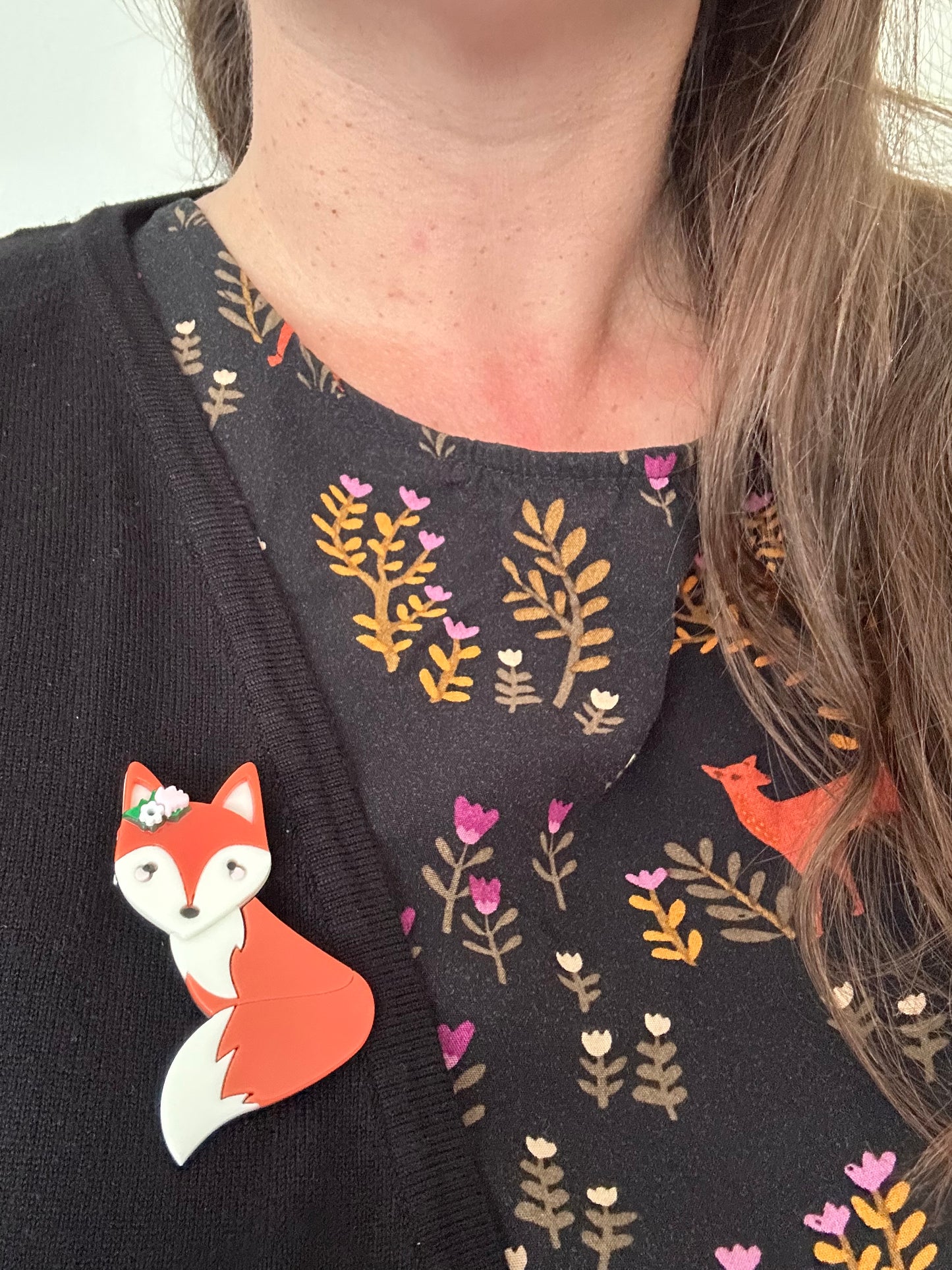 Fabulous Foxy Brooch