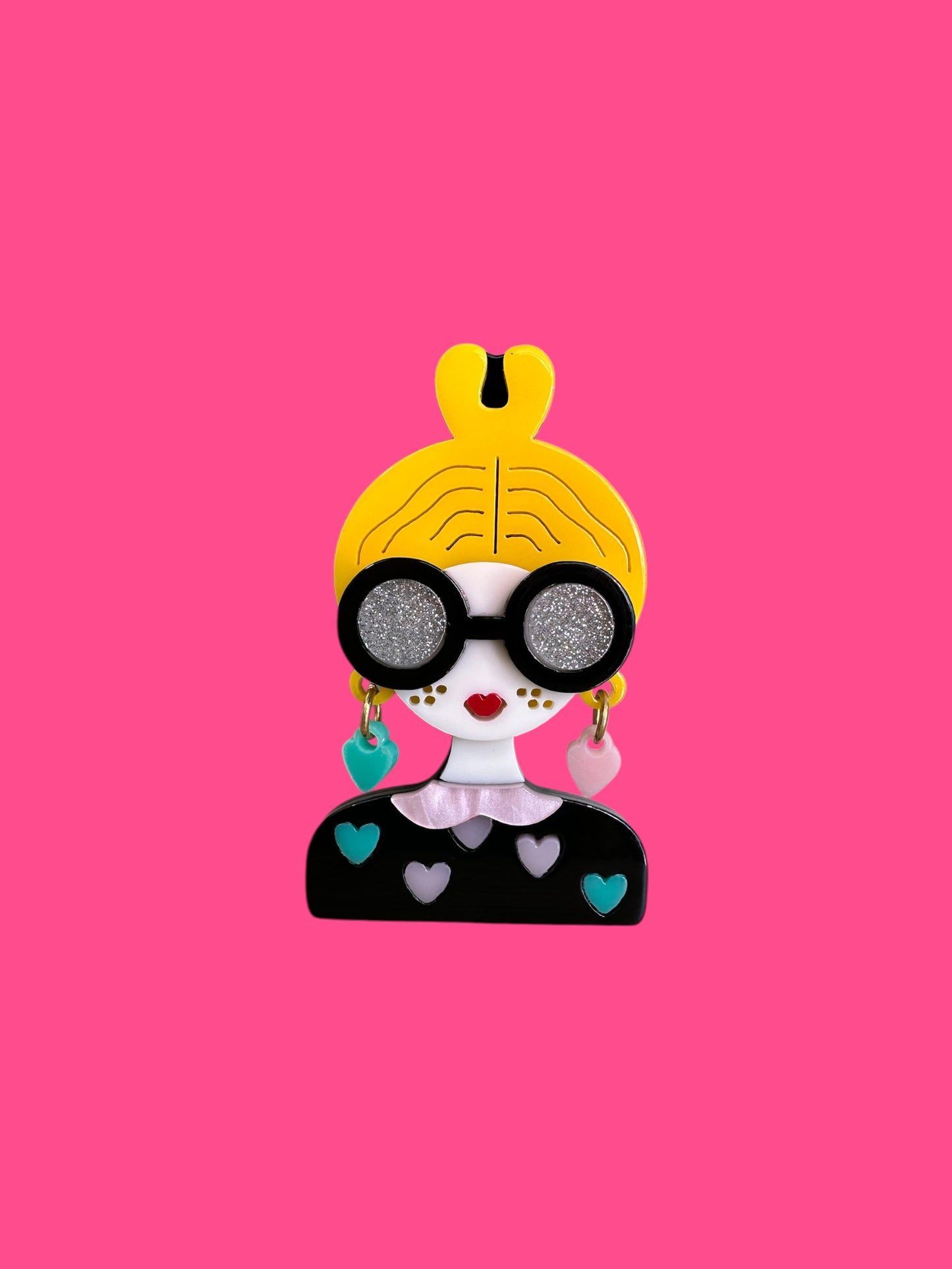 Miss Heartbreaker Brooch