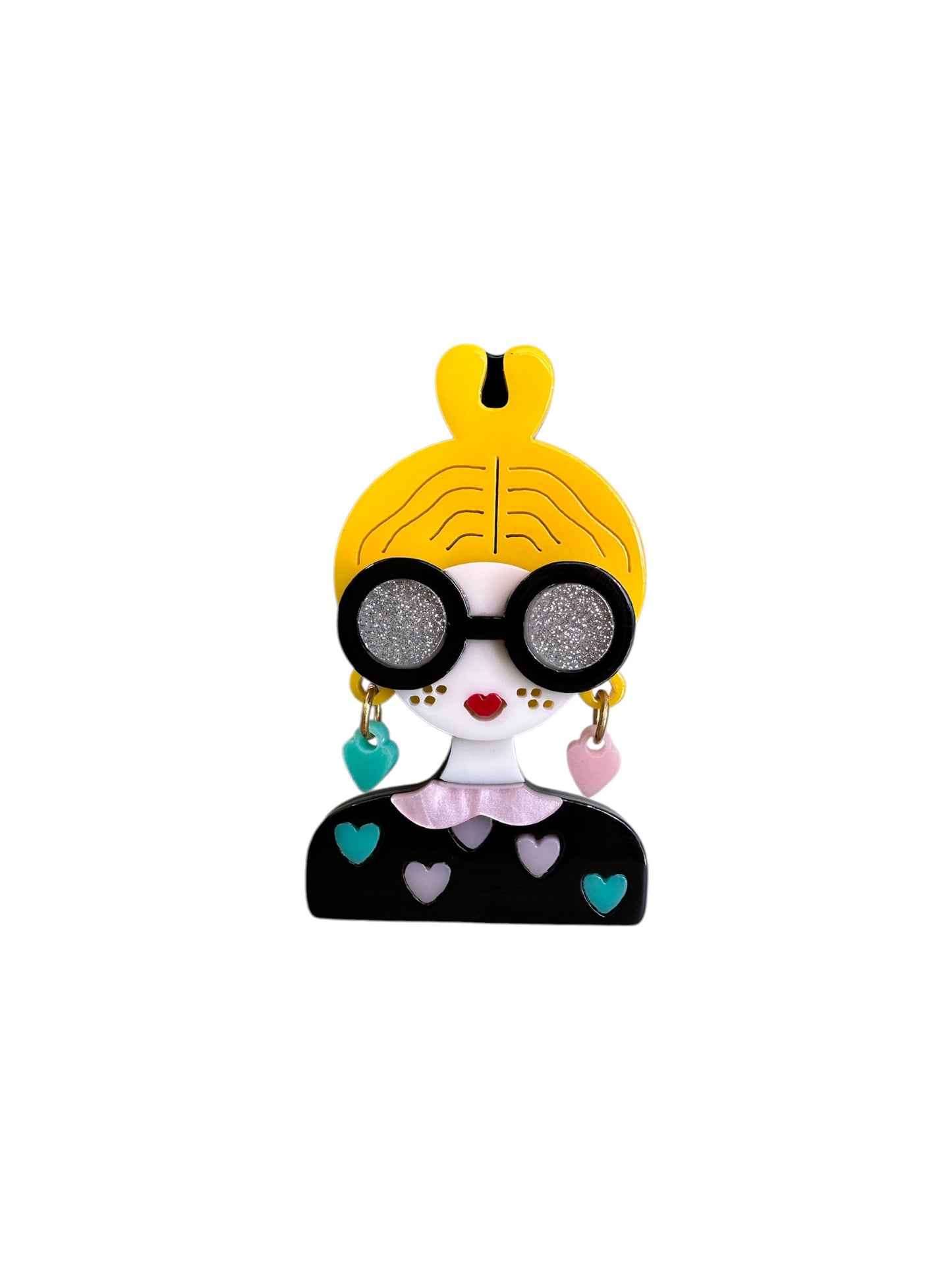 Miss Heartbreaker Brooch