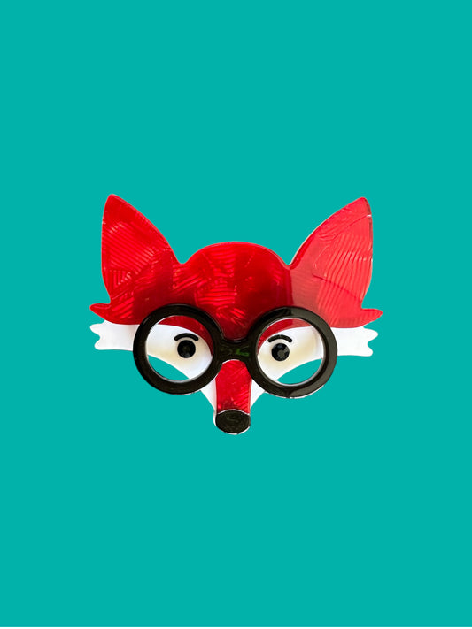 Professor Foxington Brooch