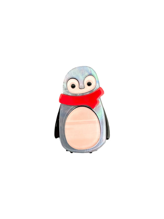 Chillbert the Penguin Brooch